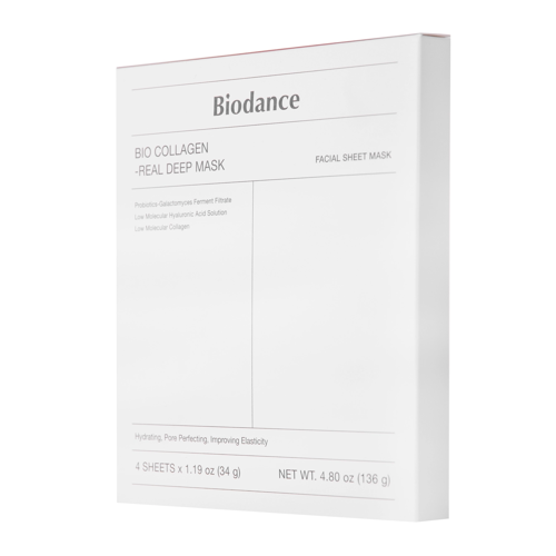 Biodance - Bio-Collagen Real Deep Mask Set - Set de măști de față cu colagen fermitate - 4pcs/34g