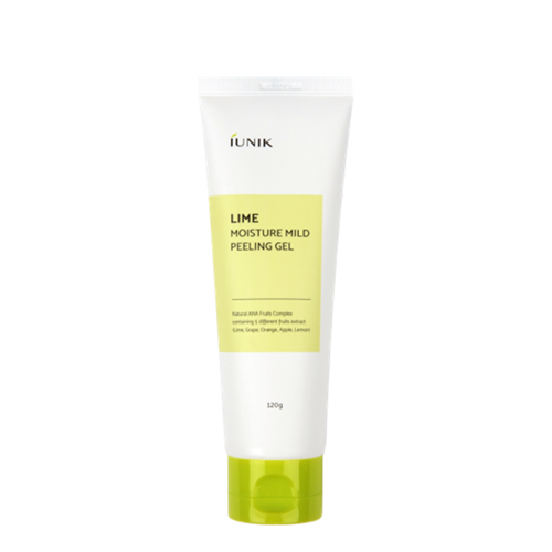 iUNIK - Lime Moisture Mild Peeling Gel - Exfoliant delicat cu complex natural de fructe AHA - 90ml