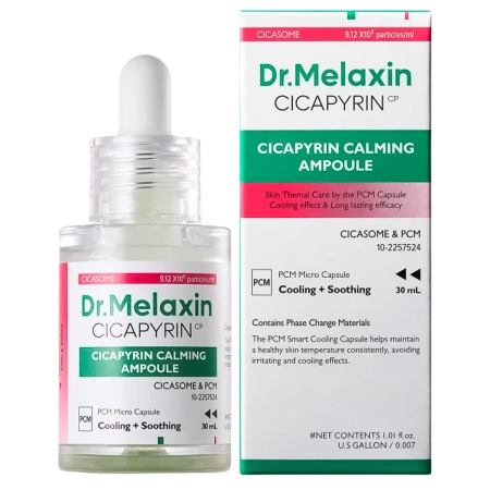 Dr.Melaxin - Cicapyrin Calming Ampoule - Ser pentru față cu exozomi de centella asiatică - 30 ml