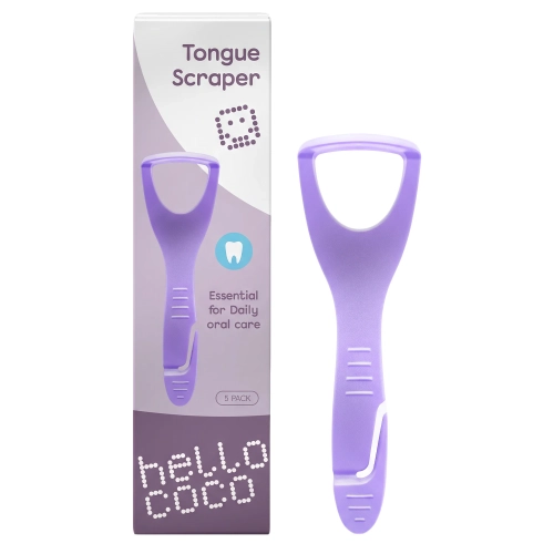 hello coco - Tongue Scraper - Curățător de limbă - 5buc