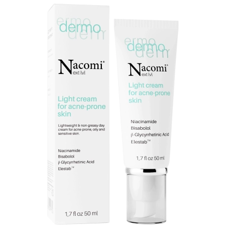 Nacomi - Dermo - Cremă antiacneică ușoară - 50ml