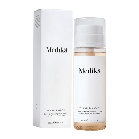 Medik8 - Press&Glow - Toner cu Acid PHA și Activator Enzimatic Exfoliant - 200ml
