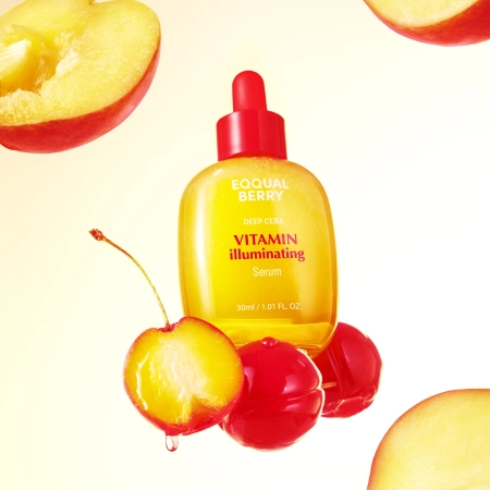 EQQUALBERRY - Vitamin Illuminating Serum - Ser iluminator pentru față - 30 ml