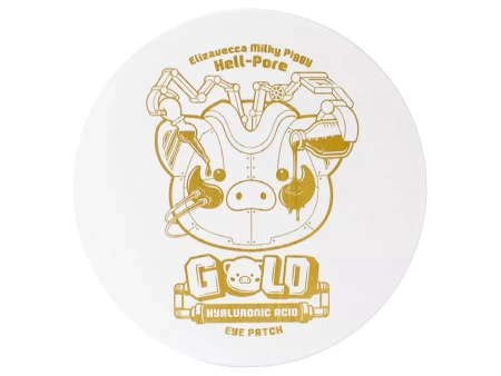 Elizavecca - Hell-Pore Gold Hyaluronic Acid Eye Patch - Plasturi de fermitate pentru ochi - 60buc