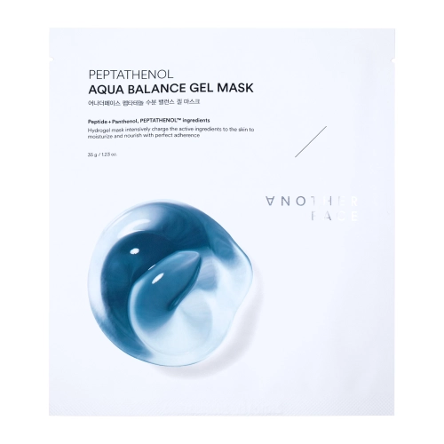 ANOTHER FACE – Peptathenol Aqua Balance Gel Mask – Mască modelatoare tip sheet cu peptide și pantenol – 35 g