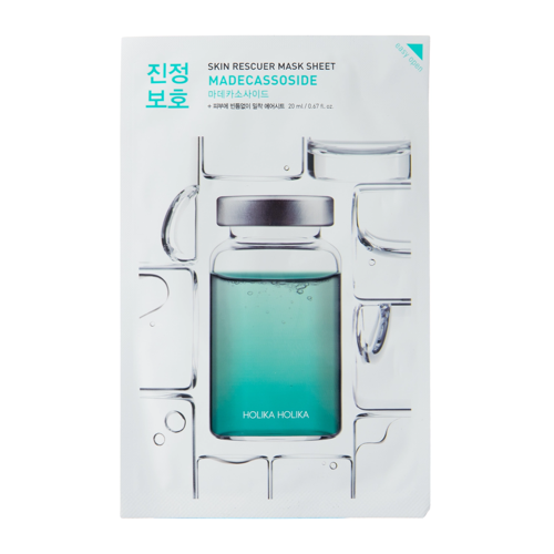 Holika Holika - Skin Rescuer Mask Sheet - Madecassoside - Mască facială de folie calmantă - 20ml