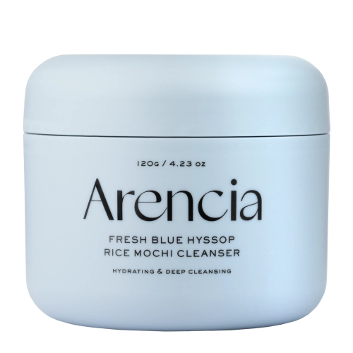 Arencia - Fresh Blue Hyssop Rice Mochi Cleanser - Pastă hidratantă pentru curățarea feței - 120g