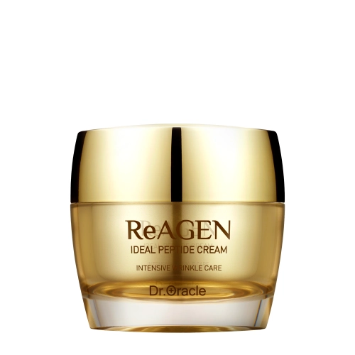 Dr.Oracle – ReAGEN Ideal Peptide Cream – Cremă bogată anti-îmbătrânire cu celule stem de floare-de-colț alpină și peptide – 50 ml