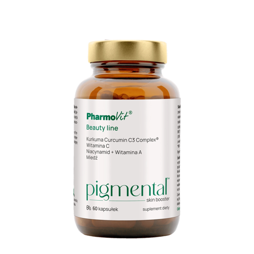 Pharmovit - Pigmental Skin Booster - Supliment alimentar pentru pigmentarea corectă a pielii - Capsule - 60pcs 