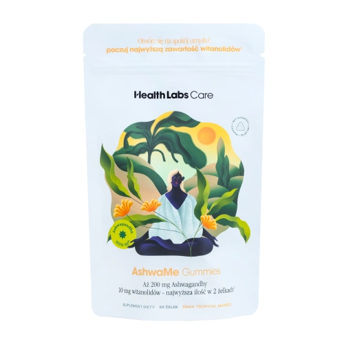 Health Labs Care – AshwaMe Gummies – Ashwagandha sub formă de jeleuri – 60 buc.