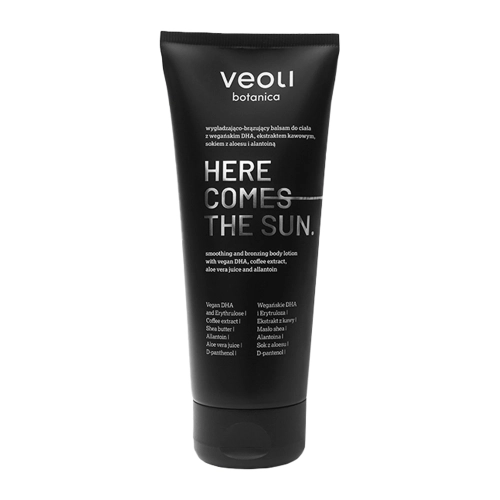 Veoli Botanica – Here Comes The Sun – Balsam de Corp Netezitor și Autobronzant – 200ml