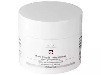 Apis - Professional - Tightening and Smoothing Mask with White Clay and Zinc - Mască astringentă de calmare cu argilă albă și zinc - 200ml