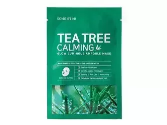 Some By Mi - Tea Tree Calming - Glow Luminous Ampoule Mask - Mască calmantă cu extract de arbore de ceai - 25g