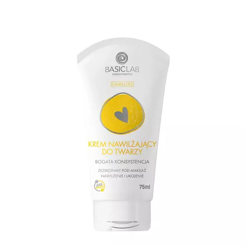BasicLab - Famillias - Cremă hidratantă de față cu textură bogată - 75ml