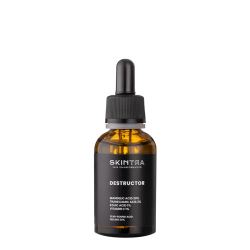 SkinTra - Destructor - Peeling Chimic 24% pentru Îngrijire pe Tot Parcursul Anului - 30ml