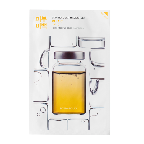 Holika Holika - Skin Rescuer Mask Sheet - Vita C - Mască iluminatoare cu vitamina C - 20ml