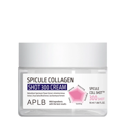 APLB - Spicule Collagen Shot 300 Cream - Cremă cu microace și colagen – 55 ml