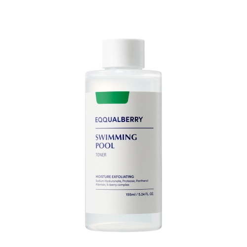 EQQUALBERRY - Swimming Pool Daily Facial Toner - Toner hidratant și exfoliant pentru față - 155 ml