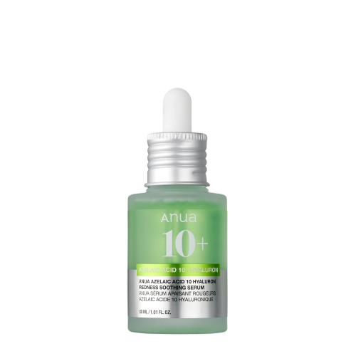 Anua - Azelaic Acid 10 Hyaluron Redness Soothing Serum - Ser cu acid azelaic și acid hialuronic - 30ml