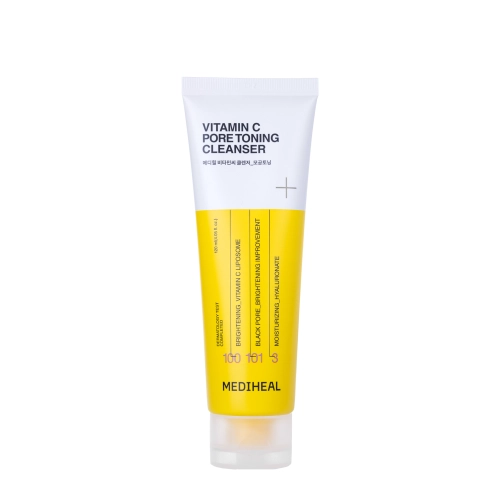 Mediheal - Vitamin C Pore Toning Cleanser - Spumă de curățare pentru față cu vitamina C - 120ml