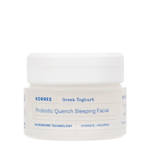 Korres - Greek Yoghurt Probiotic Quench Sleeping Facial – Cremă-Mască de Noapte – 40ml