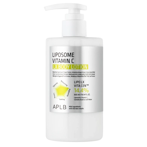 APLB - Liposome Vitamin C LX Body Lotion - Loțiune de corp iluminatoare cu vitamina C lipozomală - 300 ml