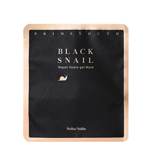 Holika Holika – Prime Youth Black Snail Repair Hydro Gel Mask – Mască hidrogel în șervețel cu mucină de melc – 25 g