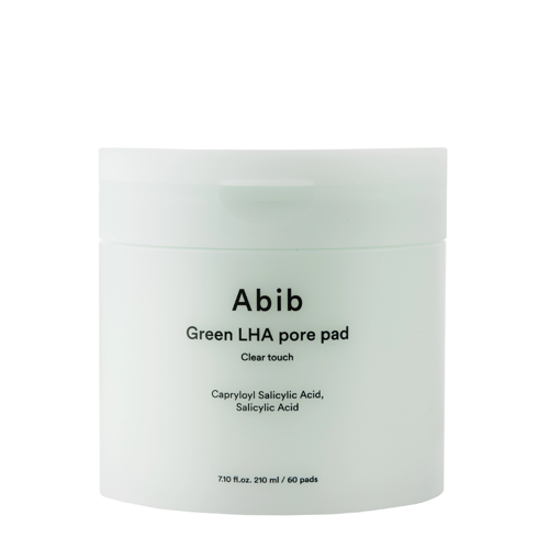 Abib - Green LHA Pore Pad Clear Touch - Tampoane de curățare facială - 210ml/60pcs.