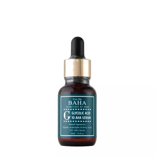 Cos De BAHA - G Glycolic Acid 10 AHA Serum - Ser de față peeling cu acid glicolic - 30ml