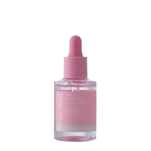 Aprilskin - Pink Aloe Mucin Serum - Ser facial calmant cu Aloe Vera - 30ml