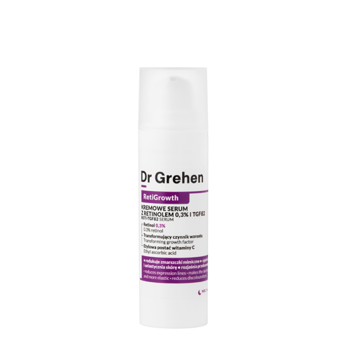 Dr. Grehen - RetiGrowth - Reti-TGF Serum - Ser cremos cu Retinol 0,3% și factor de creștere - 30ml