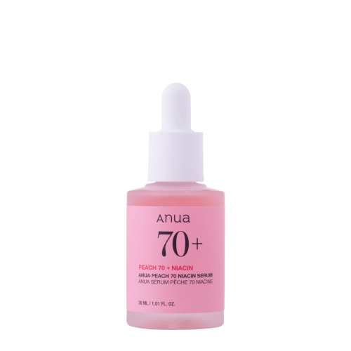 Anua - Peach 70% Niacinamide Serum - Ser cu efect de iluminare cu 70% extract de piersici - 30ml
