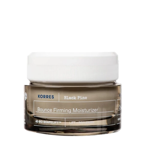 Korres – Black Pine Bounce Firming Moisturizer – Cremă anti-îmbătrânire de zi pentru față – 40 ml