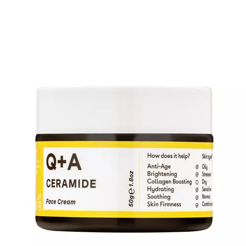 Q+A - Ceramide Barrier Defence Face Cream - Cremă de față cu ceramide - 50ml