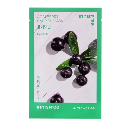 Innisfree - Squeeze Energy Mask - Acai Berry - Moisturizing - Mască hidratantă - 22ml