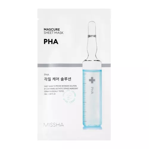 Missha - Mascure Peeling Solution Sheet Mask - PHA - Mască de folie cu acid PHA - 28ml
