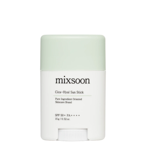 Mixsoon - Cica Hyal Sunstick SPF50+ PA++++ - Cremă de protecție solară hidratantă și calmantă sub formă de stick - 15g