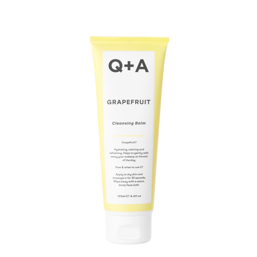 Q+A - Grapefruit - Cleansing Balm - Loțiune facială de curățare hidratantă și antioxidantă cu grapefruit - 125ml