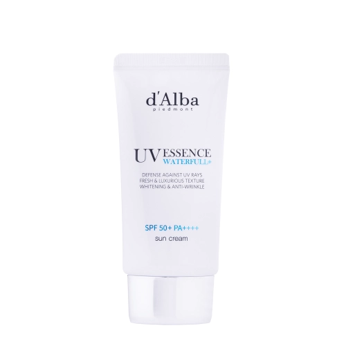 d'Alba - Waterfull Essence Sun Cream SPF 50+ PA++++ 50ml - Crema hidratantă pentru față cu protecție solară - 50ml 