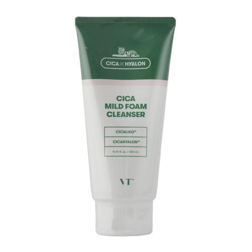 VT Cosmetics - Cica Mild Foam Cleanser - Spumă de curățare a feței cu Centella asiatică - 300ml