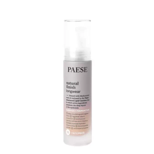 Paese - Nanorevit Natural Finish Longwear Everyday Foundation - Fond de ten de lungă durată cu un finisaj natural - 01 Ivory - 35ml