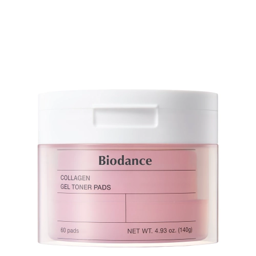 Biodance – Collagen Gel Toner Pads – Dischete cu gel tonifiant și colagen pentru față – 60 bucăți