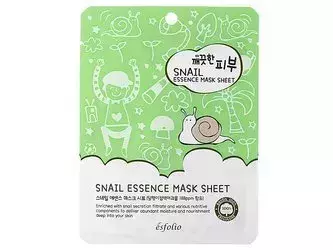 Esfolio - Pure Skin Snail Essence Mask - Mască cu mucus de melc de melc Patchouli - 25ml