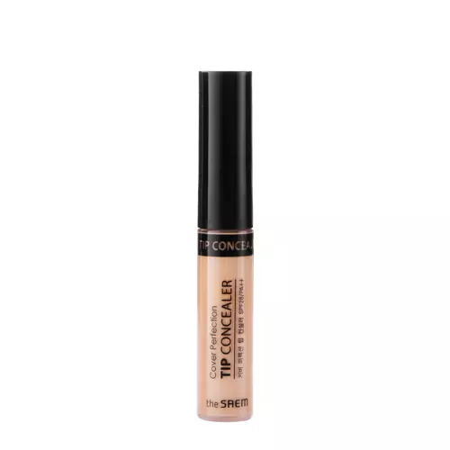 The Saem - Cover Perfection Tip Concealer SPF 28/PA++ - Anticearcăn corector - Contour Beige - 6,5ml