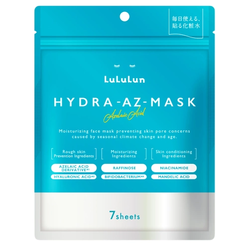 LuLuLun - Hydra AZ-Mask Sheet Mask Azelaic Acid - Set de măști tip șervețel hidratante cu acid azelaic - 7 buc.