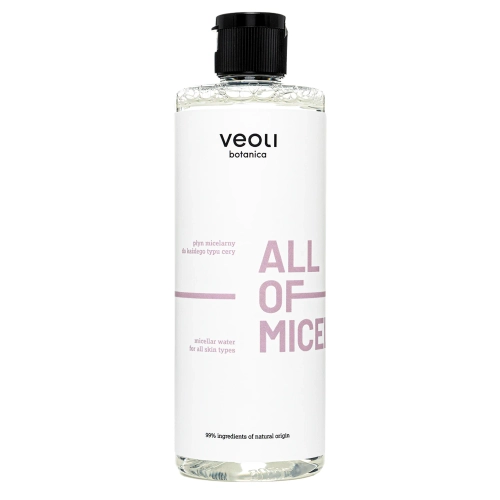 Veoli Botanica - ALL OF MICELLAR - Apă micelară delicată pentru toate tipurile de ten - 500 ml