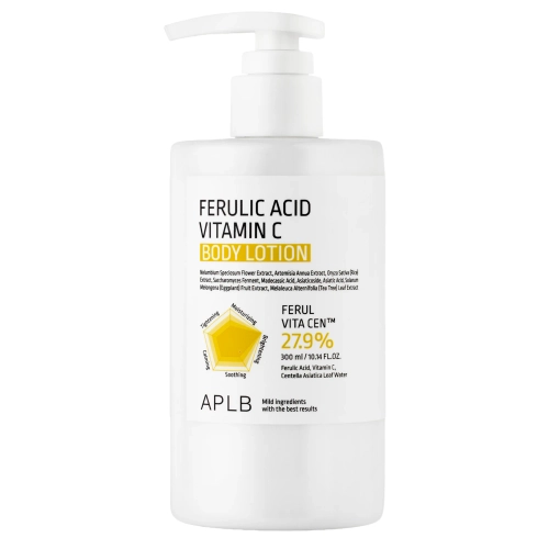 APLB - Loțiune de corp cu acid ferulic și vitamina C - IlumineazăLoțiune de corp cu acid ferulic și vitamina C - 300 ml