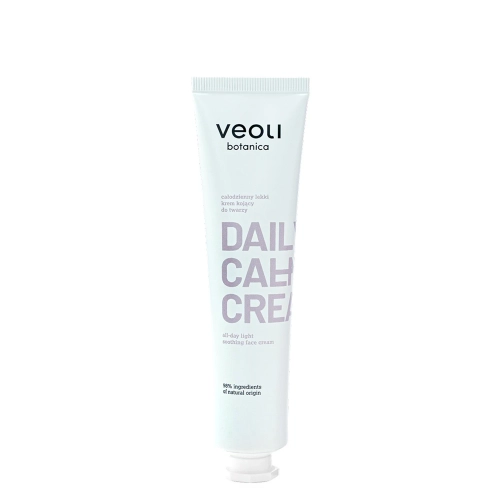 Veoli Botanica - Daily Calming Cream - Cremă ușoară calmantă pentru față pentru întreaga zi - 75 ml