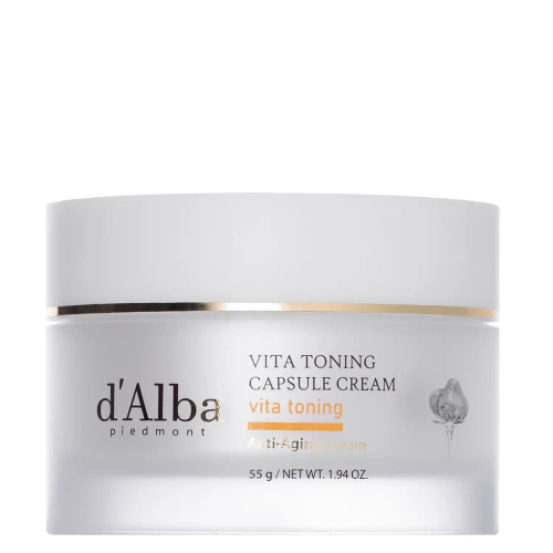 d’Alba – Vita Toning Capsule Cream – cremă hidratantă și iluminatoare pentru față – 55 g