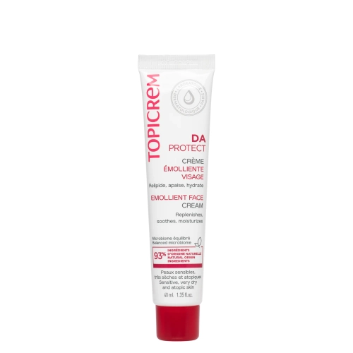 Topicrem - DA Emollient Face Cream - Emolientowy Cremă pentru Față - 40ml